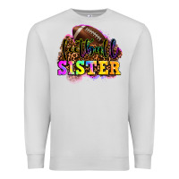 Dove Grey football sister Premium Sweatshirt - OliviaCreatesArt