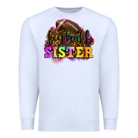White football sister Premium Sweatshirt - OliviaCreatesArt