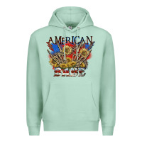 Seafoam American babe 4th of july Premium Hoodie - CowGirlArtShop