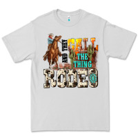 Dove Grey and they call the thing rodeo Premium Tee - NancyCooperArtShop