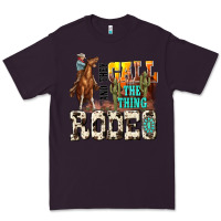 Plum and they call the thing rodeo Premium Tee - NancyCooperArtShop
