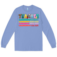 Colony Blue teacher believe Long Sleeve Tee - Artiststas