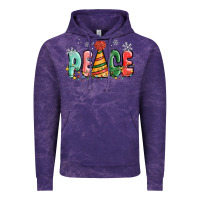 Cloud Purple peace Vintage Hoodie - MaliasSmallBusiness