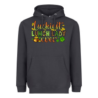 Smoke St. Patrick's Luckiest lunch lady ever Heavyweight Hoodie - OliviaCreatesArt