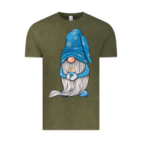 Vintage Olive winter gnome Vintage Tee - JahusDesignShop