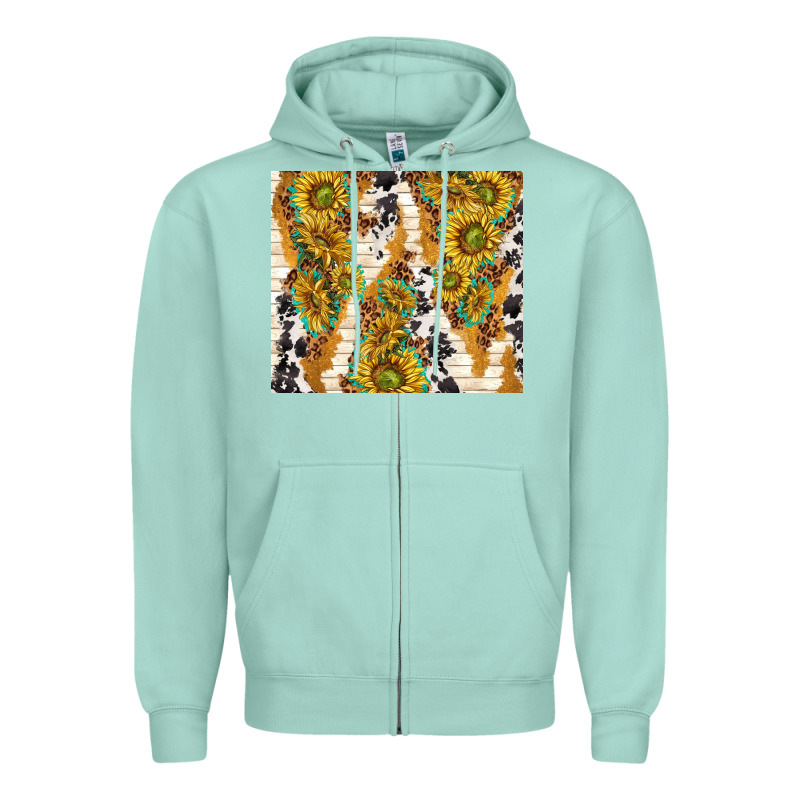 Sunflowers With Patterns Zipper Hoodie by TumblerDesignByShophia | Teevron