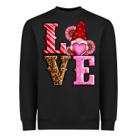 Black love valentines day gnomes Heavyweight Sweatshirt - RanaPortraitStore