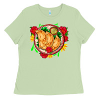 Matcha empanadas plate and roses Ladies Tee - AdoDesignShop