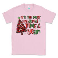 Bubblegum Pink its wonderful time of the year Classic Tee - MaliasSmallBusiness