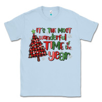Dusty Blue its wonderful time of the year Classic Tee - MaliasSmallBusiness