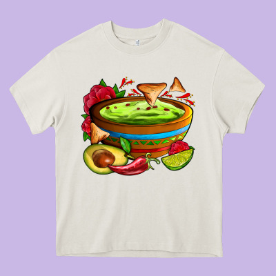 Guacamole Heavy Core Tee Designed By Adodesignshop