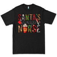 Black santa's favorite nurse Premium Tee - Jasminsmagicworld
