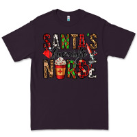 Plum santa's favorite nurse Premium Tee - Jasminsmagicworld