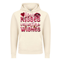 Vintage Artic love kisses valentine wishes Vintage Hoodie - NancyCooperArtShop