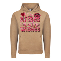 Vintage Coffee love kisses valentine wishes Vintage Hoodie - NancyCooperArtShop