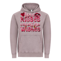 Vintage Zinc love kisses valentine wishes Vintage Hoodie - NancyCooperArtShop