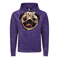 Cloud Purple pug Vintage Hoodie - Jasminsmagicworld