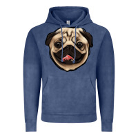 Vintage Denim pug Vintage Hoodie - Jasminsmagicworld