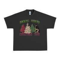 Pigment Black rocking around the christmas tree Urban Heavy Tee - MaliasSmallBusiness