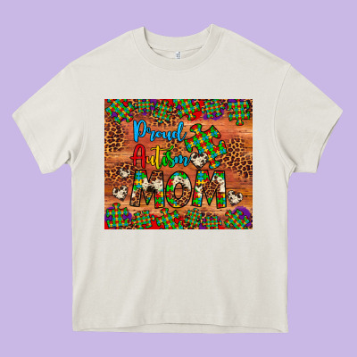 Proud Autism Mom Tumbler Heavy Core Tee Designed By Artiststas
