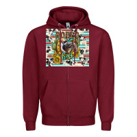 Burgundy rodeo girl Zipper Hoodie - TumblerDesignByShophia