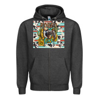 Charcoal Heather rodeo girl Zipper Hoodie - TumblerDesignByShophia