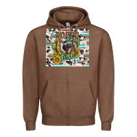 Chestnut rodeo girl Zipper Hoodie - TumblerDesignByShophia