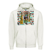Oatmeal Heather rodeo girl Zipper Hoodie - TumblerDesignByShophia