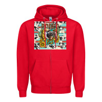 Red rodeo girl Zipper Hoodie - TumblerDesignByShophia