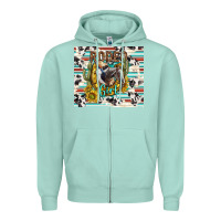 Seafoam rodeo girl Zipper Hoodie - TumblerDesignByShophia