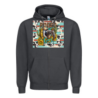 Smoke rodeo girl Zipper Hoodie - TumblerDesignByShophia