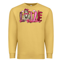 Antique Gold valentines day love horse Premium Sweatshirt - OliviaCreatesArt