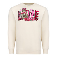 Sandshell valentines day love horse Premium Sweatshirt - OliviaCreatesArt