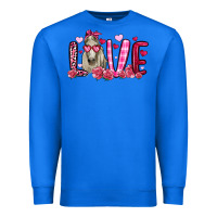 True Royal valentines day love horse Premium Sweatshirt - OliviaCreatesArt