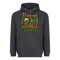 Smoke Buy me green beer and tell me i'm pretty Heavyweight Hoodie - OliviaCreatesArt