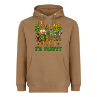 Toasted Coconut Buy me green beer and tell me i'm pretty Heavyweight Hoodie - OliviaCreatesArt