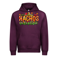Mauve Wine Nachos Valentine Urban Hoodie - CowhideDigitalArt