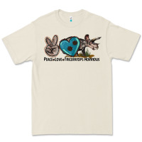 Bone peace love triceratops horridus Premium Tee - LillyAllenDesigns