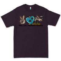 Plum peace love triceratops horridus Premium Tee - LillyAllenDesigns