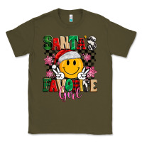 Army Green santas favorite girl Classic Tee - MaliasSmallBusiness