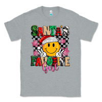 Heather Grey santas favorite girl Classic Tee - MaliasSmallBusiness