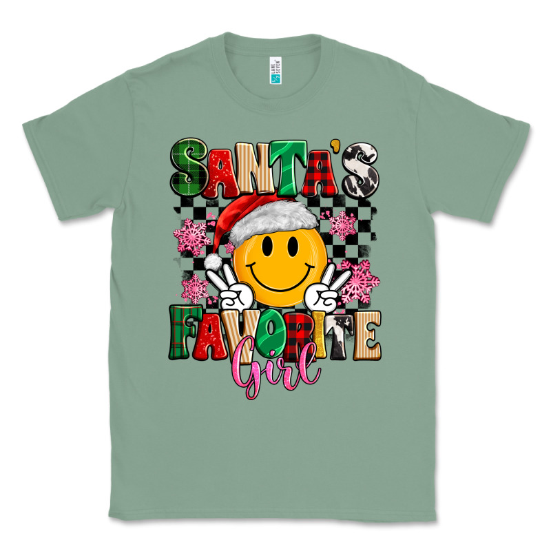 Santas Favorite Girl Classic Tee by MaliasSmallBusiness | Teevron