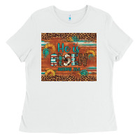 White he is risen gemstone sunflower leopard Ladies Tee - Artiststas