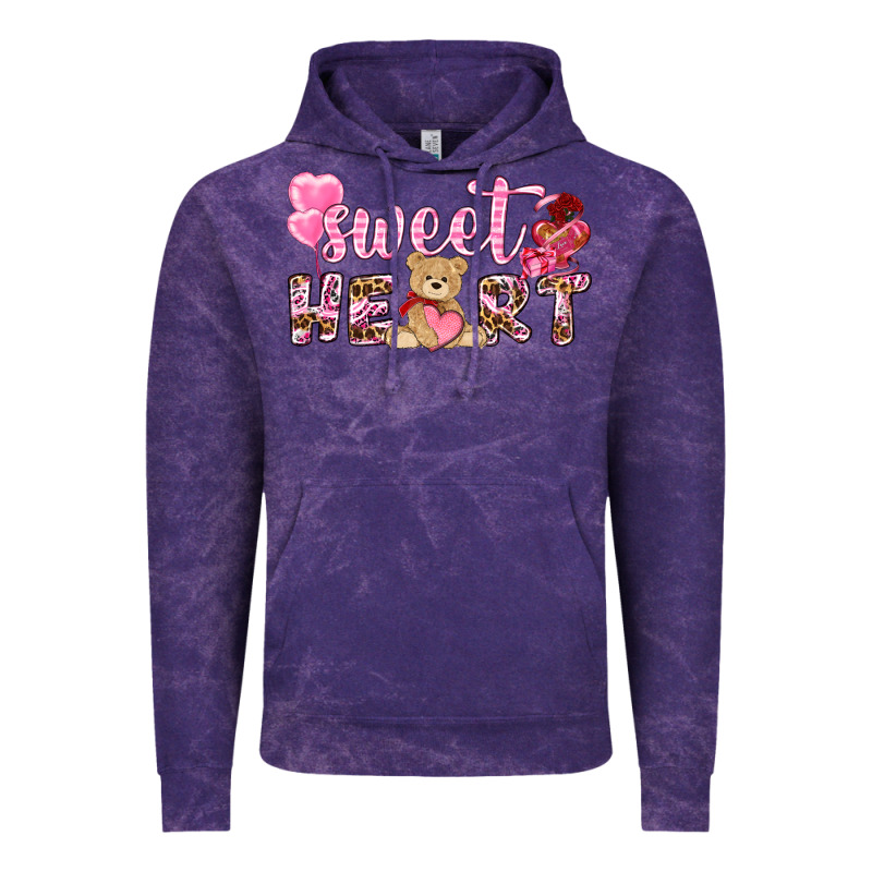 Sweetheart With Bear Vintage Hoodie by NancyCooperArtShop | Teevron