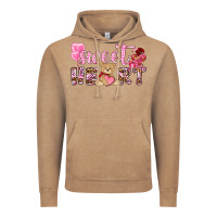 Vintage Coffee sweetheart with bear Vintage Hoodie - NancyCooperArtShop