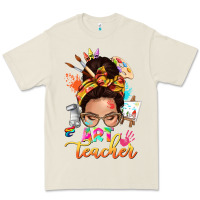 Bone art teacher messy bun Premium Tee - NancyCooperArtShop