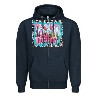 Navy nail hustler Zipper Hoodie - TumblerDesignByShophia