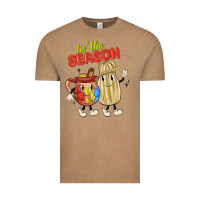 Vintage Coffee tis' the season mexican food Vintage Tee - MaliasSmallBusiness