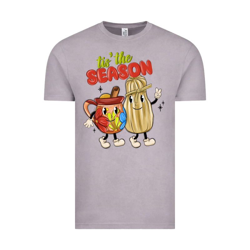 Tis' The Season Mexican Food Vintage Tee by MaliasSmallBusiness | Teevron