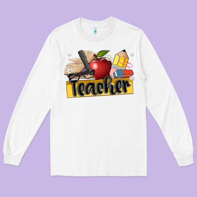 Teacher Long Sleeve Tee Designed By Artiststas